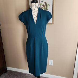 Betsey Johnson Teal Midi Dress